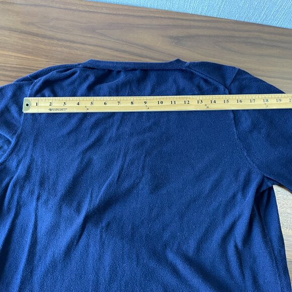 JCrew Womens XXL LOVE BIRDS Sweater Navy Lovebirds Sweater Fall 2017 Thin Sweate - Picture 15 of 15